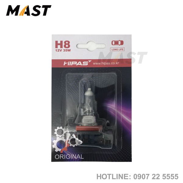Bóng đèn HIPAS H8 12V 35W (E13) (LONG LIFE)