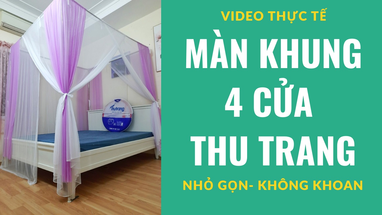 Các mẫu màn khung không khoan tường đẹp ( Video thực tế)