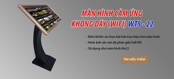 Màn hình chọn bài hát Arirang AR-36WTS Plus(19 in Gold) & WTS-22 (22in - 9