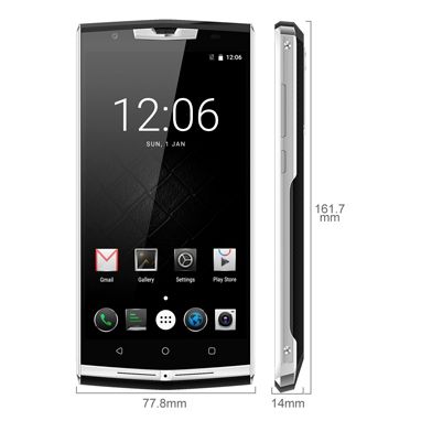 OUKITEL K10000 Pro dùng chip 8 nhân, chạy Android 7, pin 10.000 mAh