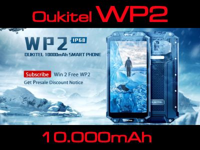 OUKITEL WP2 - PIN 10000MAH - RAM 4GB - ROM 64GB - CAMERA KÉP.