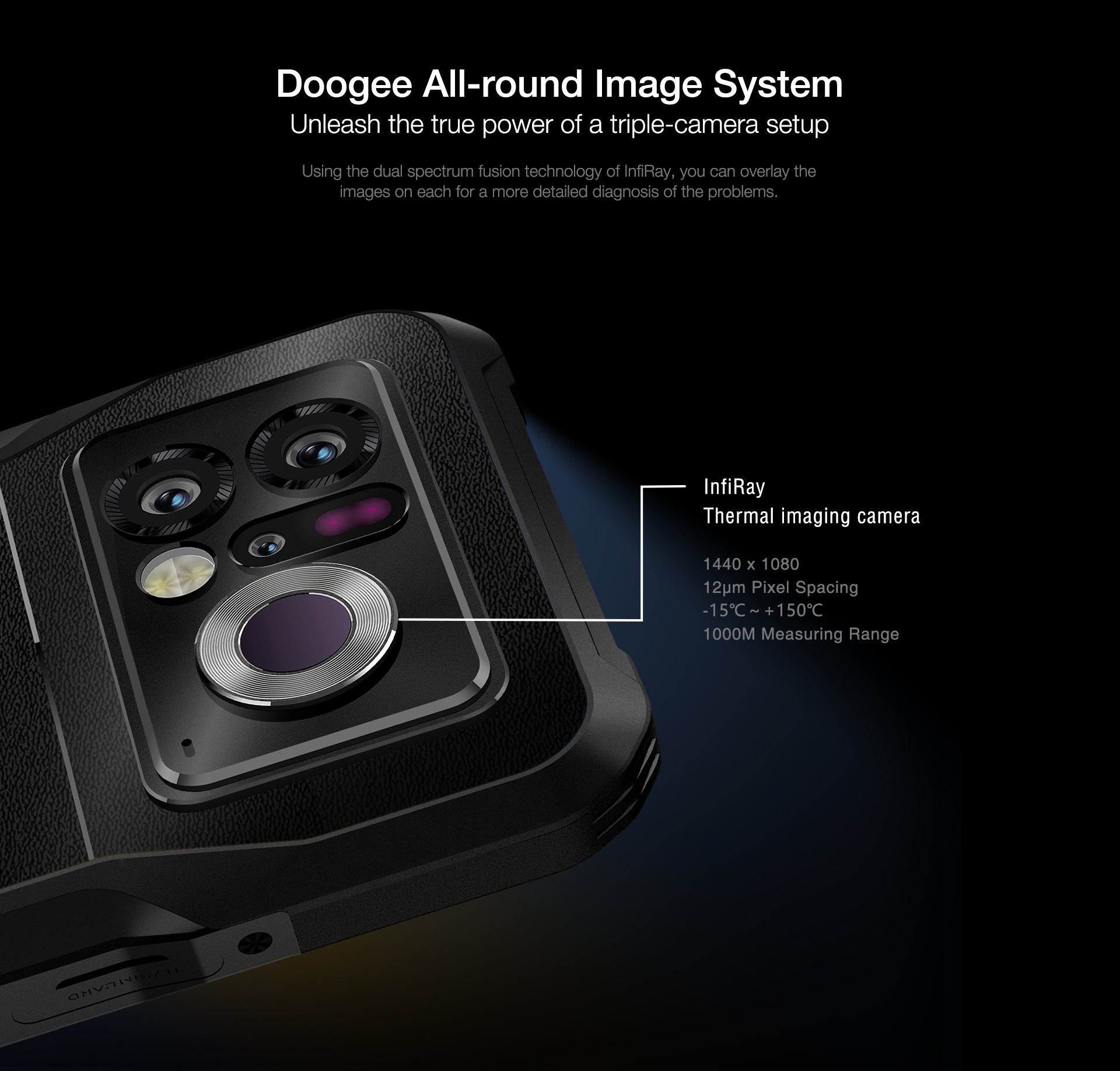 Hệ thống camera nhiệt trên Doogee-v20-pro-saigonphone.com