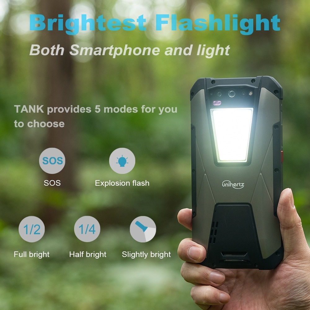 Đèn pin trên Unihert Tank Ram 12GB saigonphone.com