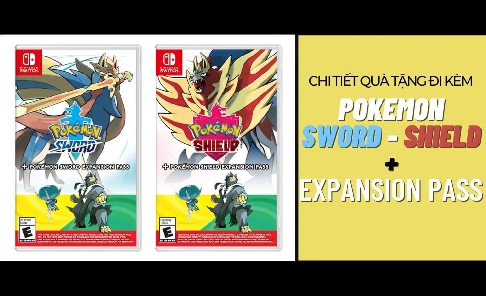 CHI TIẾT QUÀ TẶNG CÁC TRAINER SẼ NHẬN ĐƯỢC TRONG POKEMON SWORD & SHIELD + EXPANSION PASS