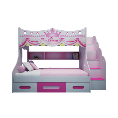 giường 2 tầng mdf công chúa