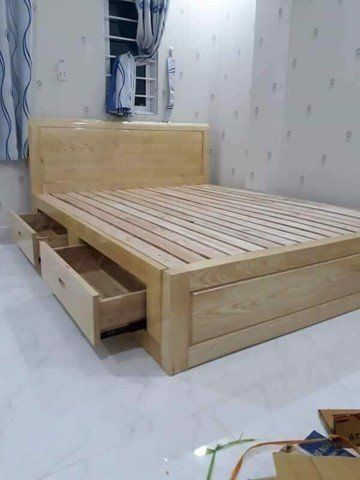 bán giường đơn gỗ sồi tự nhiên giá rẻ nhất tphcm 2022