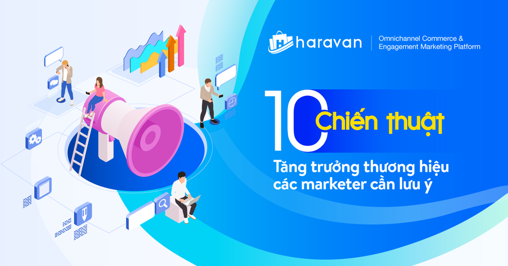 10 chiến thuật tăng trưởng thương hiệu các marketer cần lưu ý