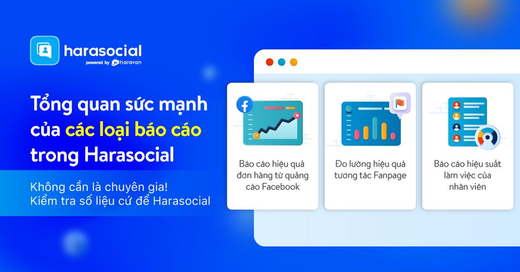 Ứng dụng Harasocial - Phần 2: Không cần là chuyên gia, đây là cách chủ shop Harasocial theo dõi hiệu quả doanh thu!