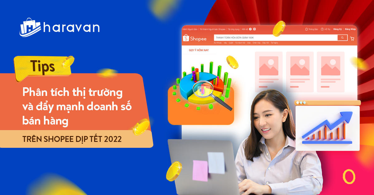 Tips phân tích thị trường và đẩy mạnh doanh số bán hàng trên Shopee dịp Tết