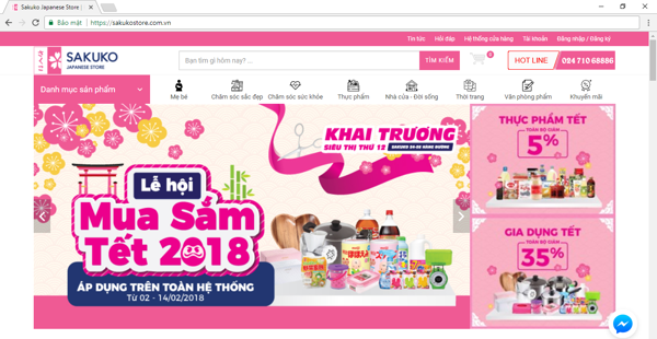 Tăng doanh thu nhờ thiết kế web siêu thị đẹp mắt