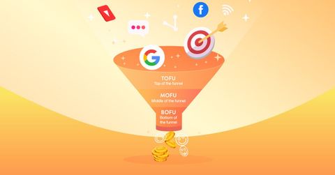 Mô hình quảng cáo dạng phễu mà HaraAds - nền tảng quảng cáo đa kênh bằng AI đang áp dụng
