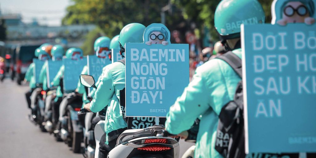 Tân binh BAEMIN Vietnam trên “đường đua ngoạn mục” Food Delivery