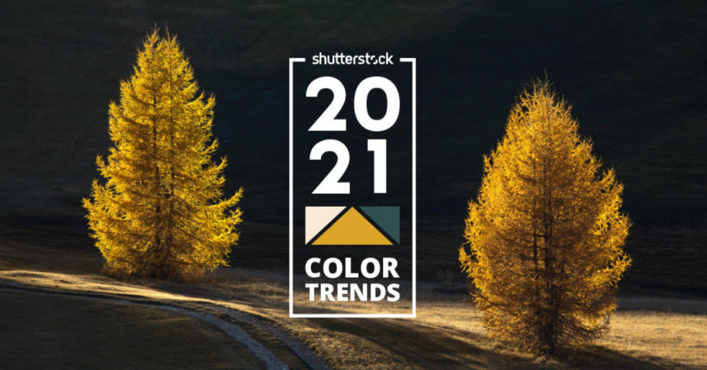 Bộ sưu tập màu sắc xu hướng năm 2021 mãn nhãn từ Shutterstock