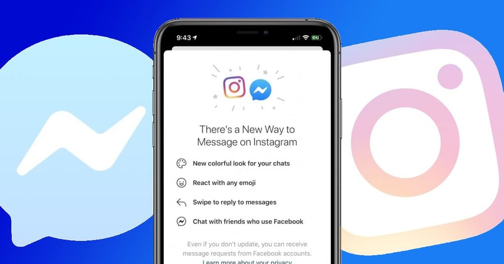 Facebook tích hợp hệ thống nhắn tin giữa Instagram và Messenger