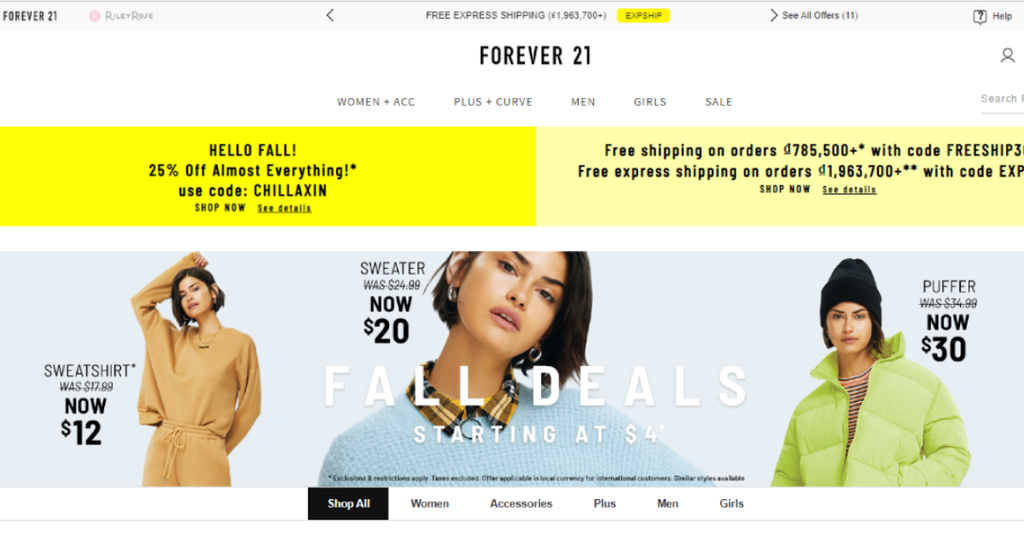 Tái cấu trúc mô hình bán lẻ lỗi thời, Forever 21 sẽ trở nên vững mạnh hơn.