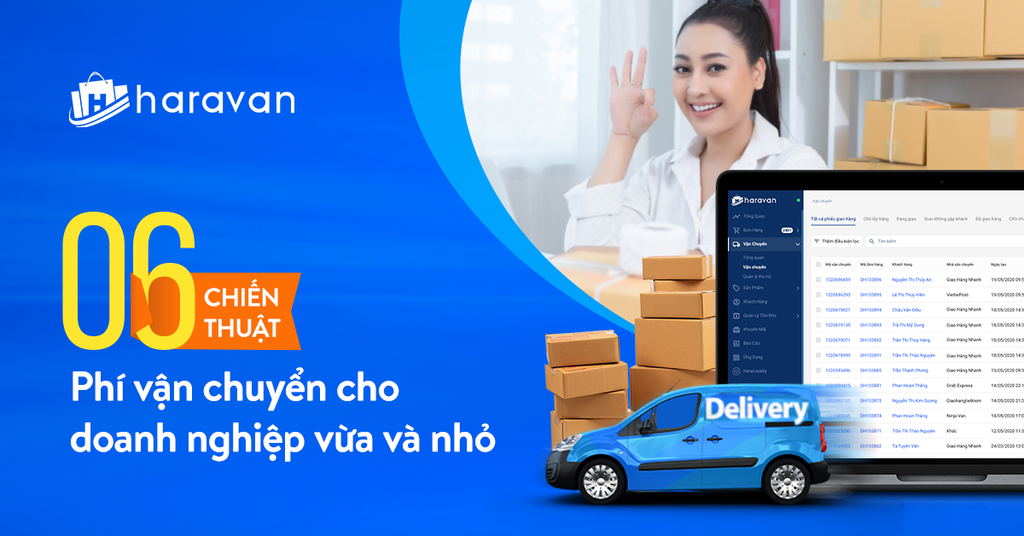 6 chiến thuật phí vận chuyển cho doanh nghiệp vừa và nhỏ