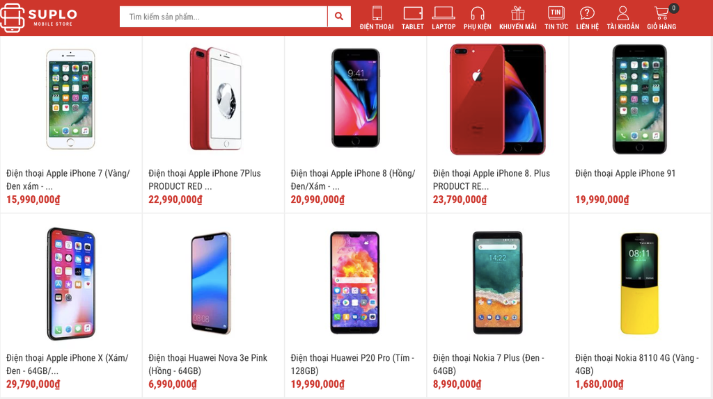 Thiết kế web bán điện thoại chuyên nghiệp với Haravan