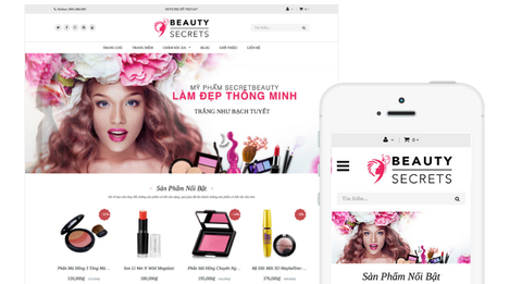 Kinh doanh online mỹ phẩm cần website như thế nào?