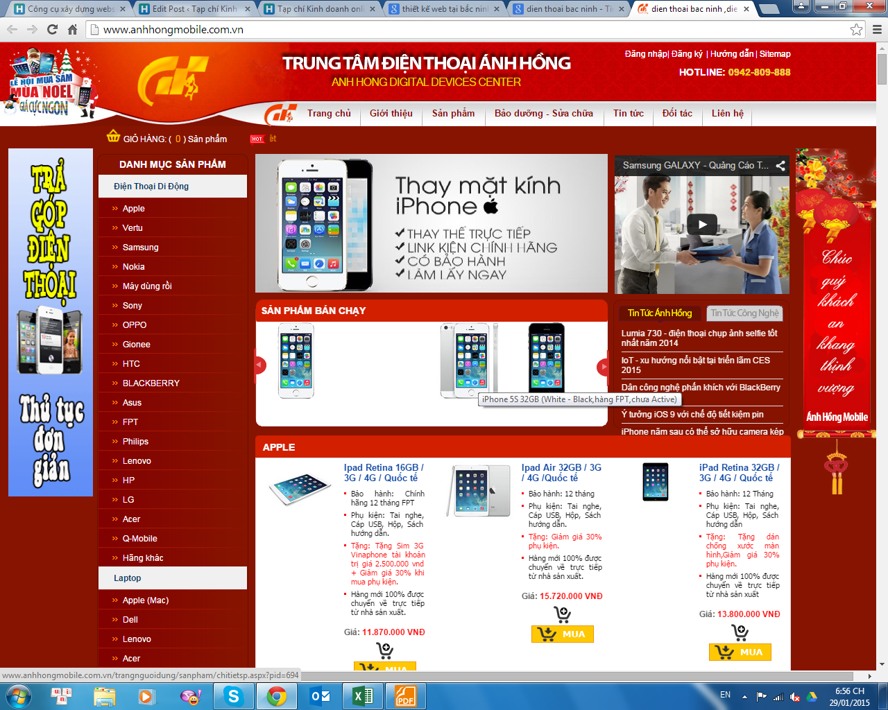 Thiết kế web tại Bắc Ninh miễn phí tại Haravan