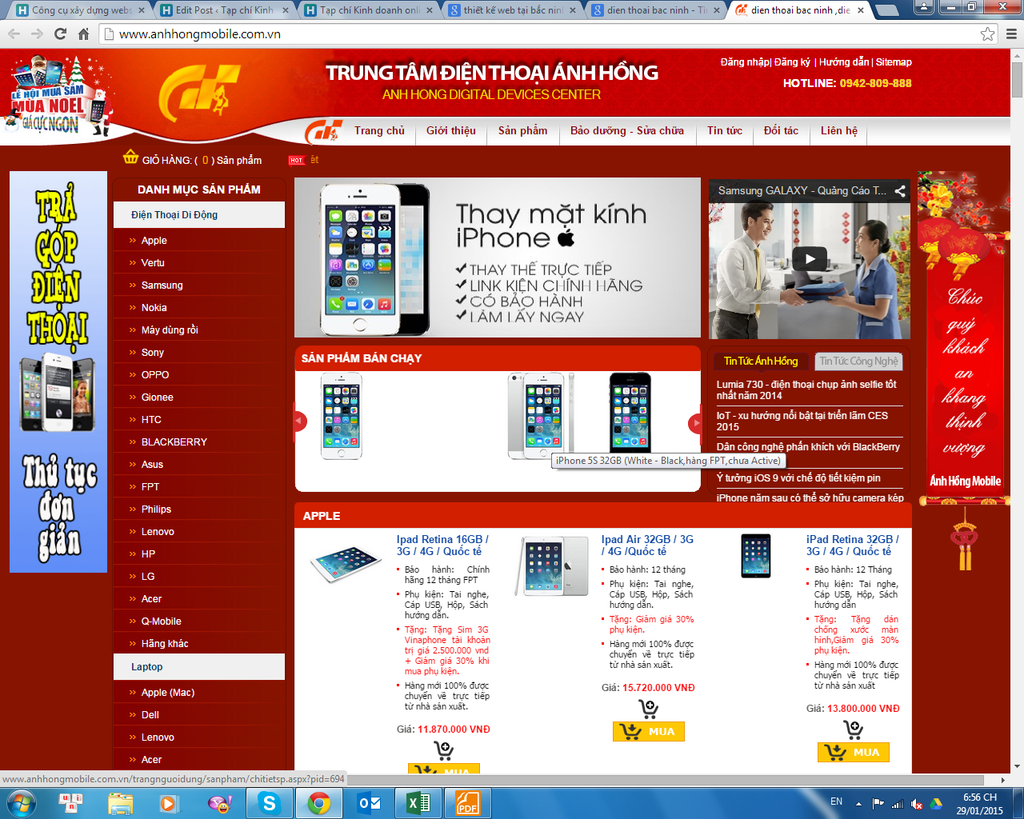 Thiết kế web tại Bắc Ninh miễn phí tại Haravan