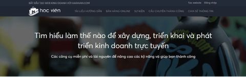 Hướng dẫn truy cập thông tin tại học viện Haravan