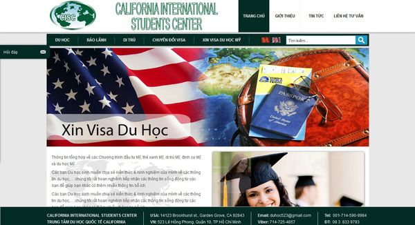 Thiết kế web du học ấn tượng tại Haravan