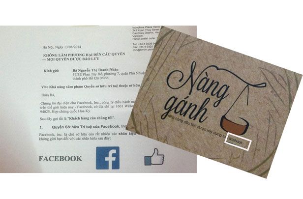 Facebook ‘dọa kiện’ nhà hàng Nàng Gánh