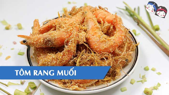 Cách làm tôm đất rang muối thơm ngon khiến ai cũng thích mê