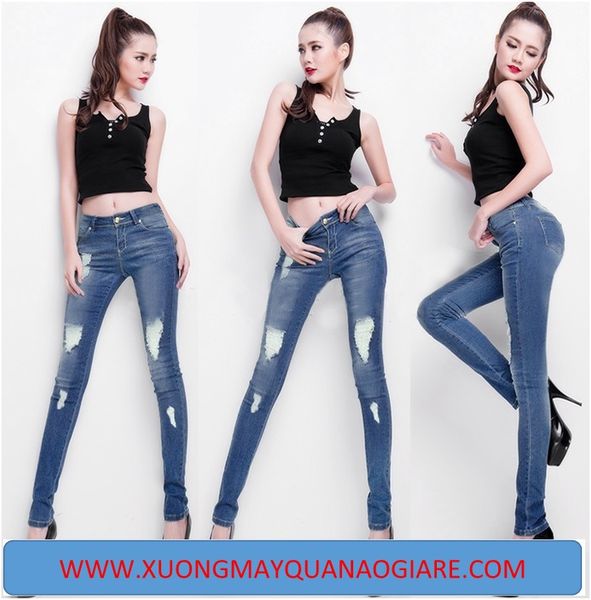 Quần Jean Nữ 2018 - Xưởng May Dương Nghĩa