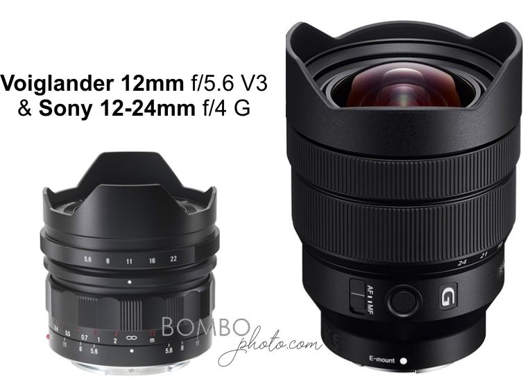 Fast comparison of Sony 12-24mm F/4 G vs Voigtlander 12mm f/5.6 @ 12mm