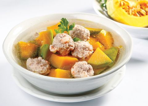Canh bí đỏ