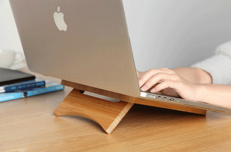 Đế tản nhiệt bằng gỗ cho Laptop Macbook giá tốt Aturos