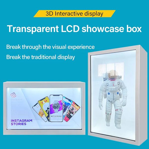 Màn hình LED 3D Holobox LCD cảm ứng Aturos hiển thị người, vật kích thước lớn