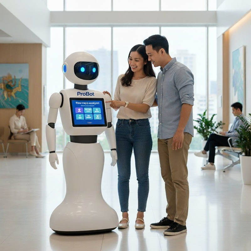 Nhận sản xuất robot AI hình người theo yêu cầu