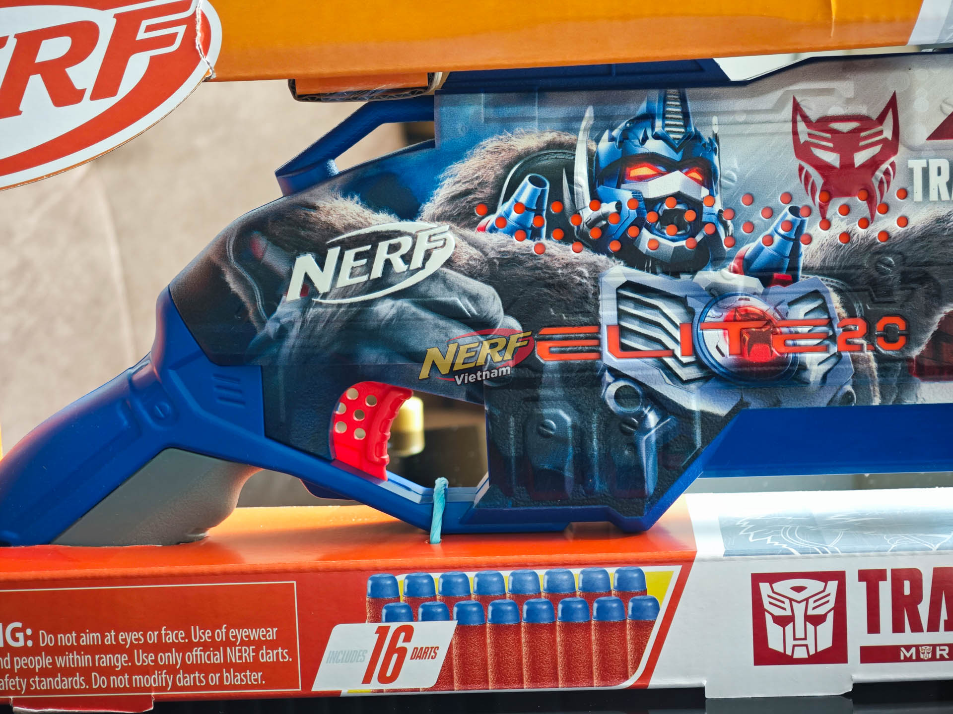 Nerf Transformers Optimus Primal Dart Blaster giá rẻ nhất tại nerfvietnam.com
