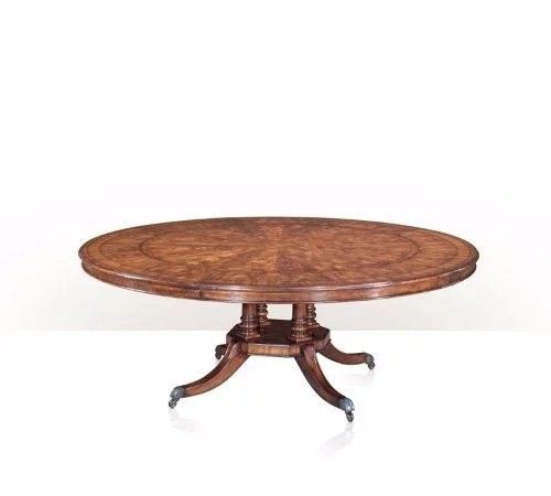 bàn ăn cổ điển tròn phong cách châu âu