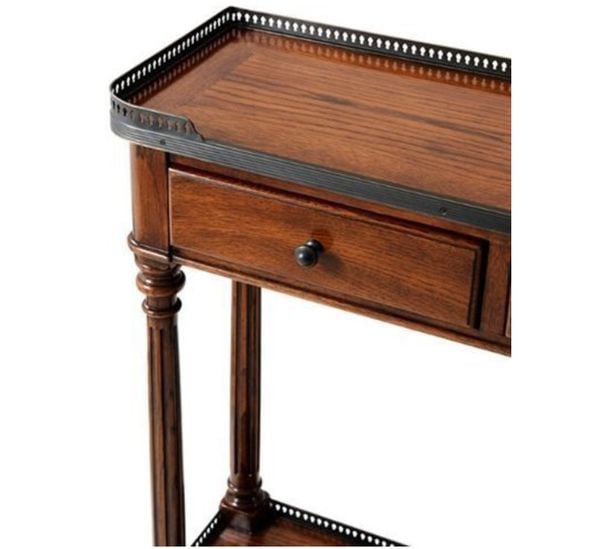 bàn console gỗ tự nhiên Louis 16