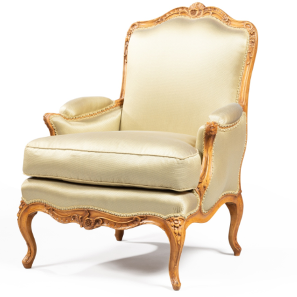 Ghế bành gỗ sồi Louis XV