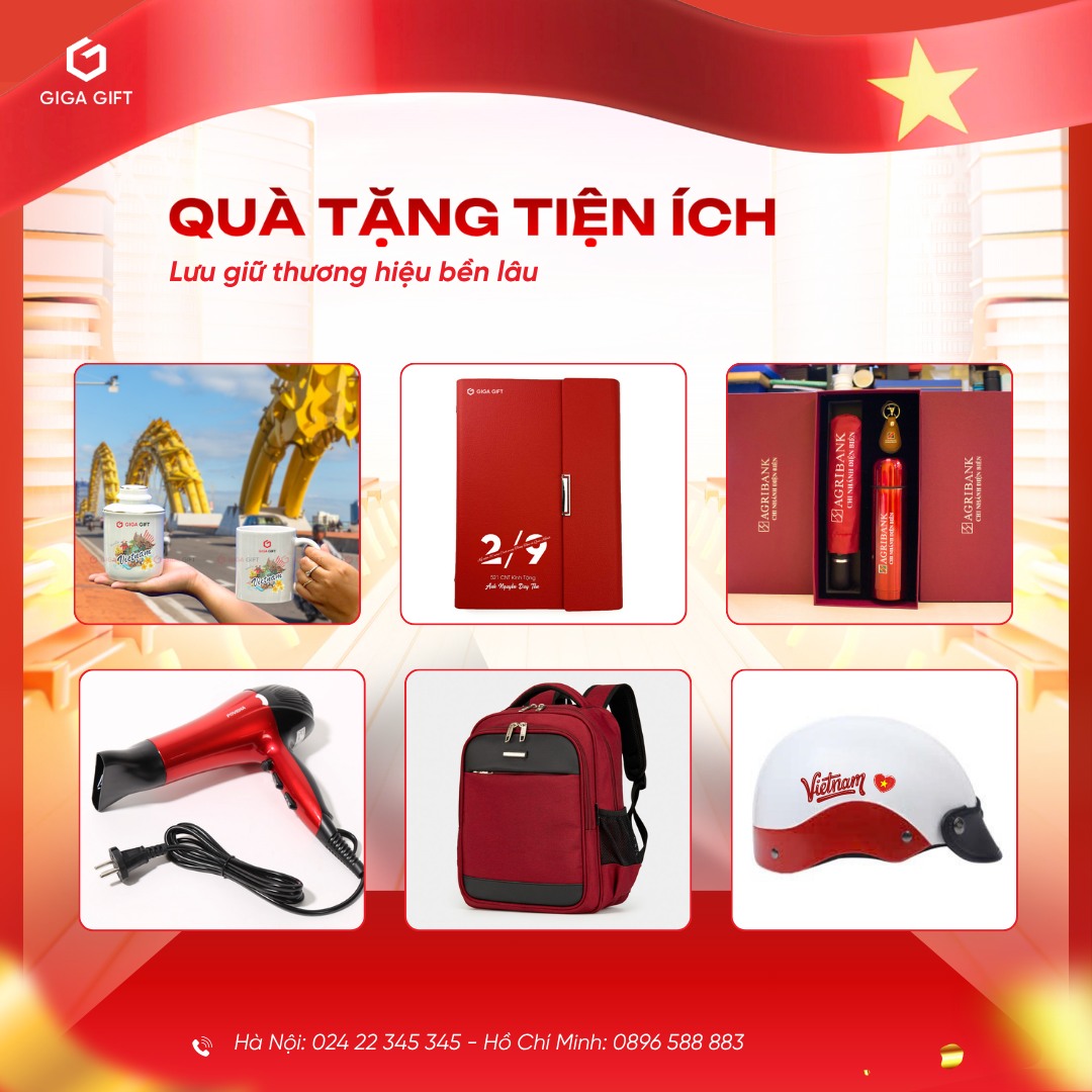 Quà tặng tiện ích phù hợp tặng nhân dịp 2-9