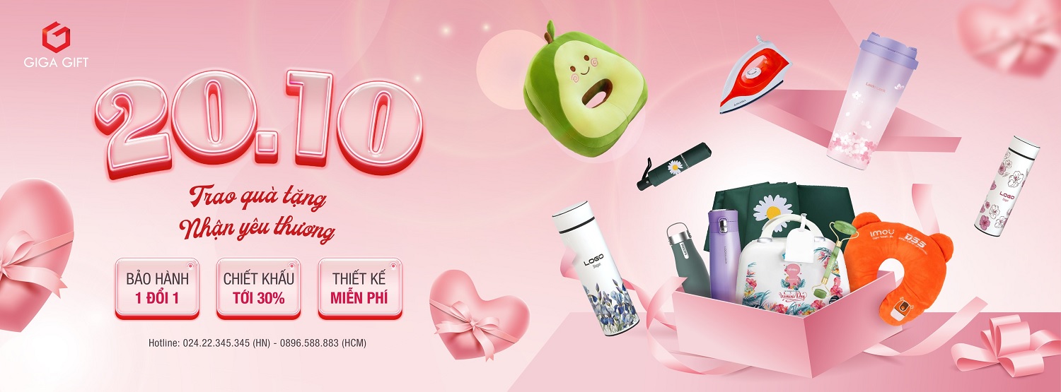 Quà tặng 20-10 là không thể thiếu tại các công ty nhằm tôn vinh giá trị của phái đẹp