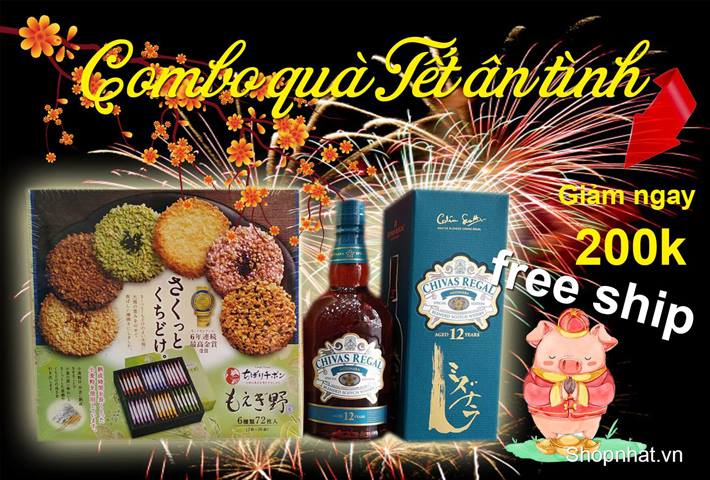 Giảm ngay 200k cho combo Quà Tết Kỷ Hợi 2019