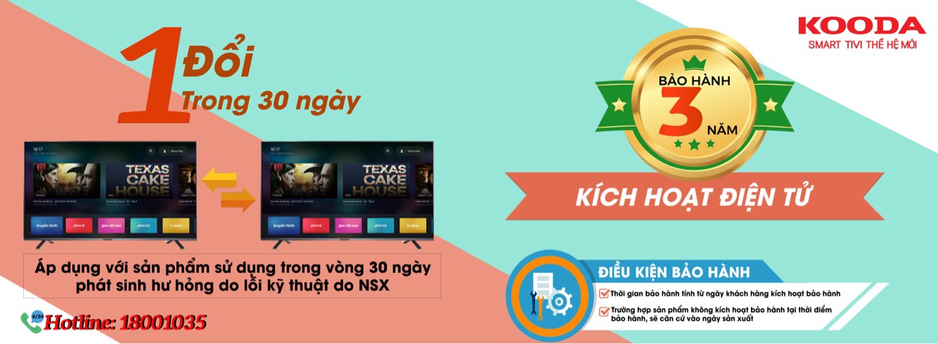 CHÍNH SÁCH BẢO HÀNH SỬA CHỮA SẢN PHẨM KOODA