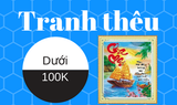 Tranh thêu dưới 100K