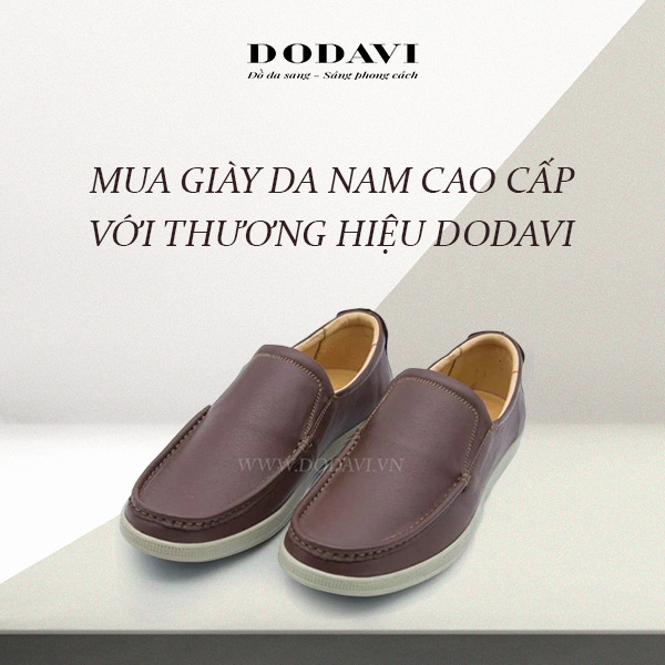 Mua giày da nam cao cấp với thương hiệu Dodavi