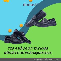Top 4 mẫu giày tây nam nổi bật cho phái mạnh 2024