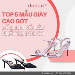 Top 5 mẫu giày cao gót đế nhọn nổi bật nhất tại Dodavi
