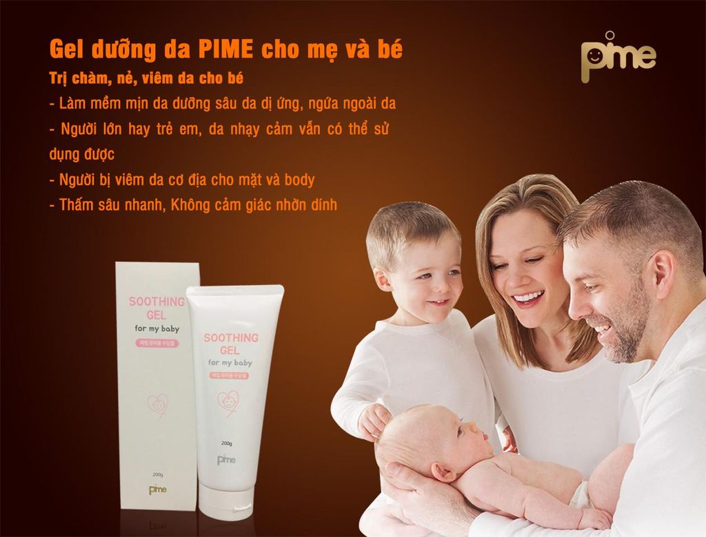 Pime Soothing Gel – sản phẩm dưỡng ẩm cho mẹ và bé đến từ Hàn Quốc
