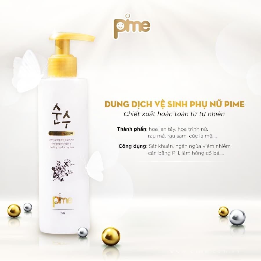 Gel dung dịch vệ sinh phụ nữ Pime - Sự lựa chọn an toàn cho vùng kín