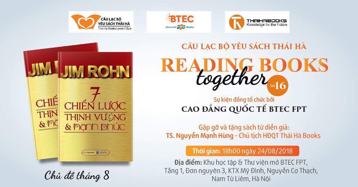 [Reading Books Together số 16] 7 CHIẾN LƯỢC THỊNH VƯỢNG VÀ HẠNH PHÚC