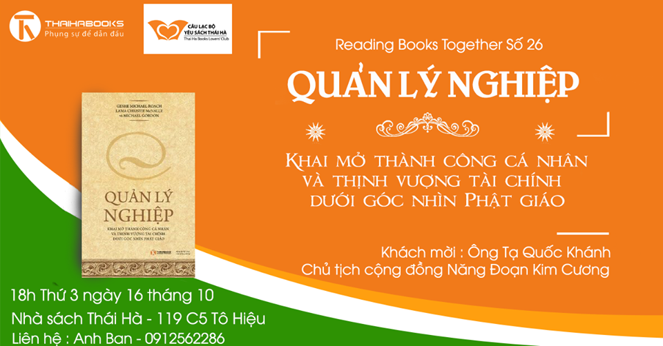 Reading Books Together số 26: Quản lý nghiệp